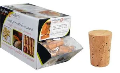 Productafbeelding van Kurkstop met conische vorm, 23x18 mm - verpakking van 10 stuks
