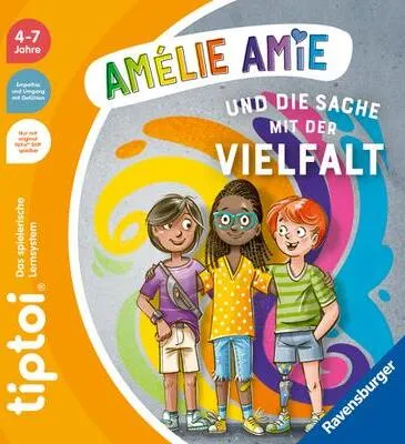 Immagine prodotto di tiptoi®: Storie illustrate per bambini sull'importanza di gestire le emozioni – Amélie Amie e il tema della diversità