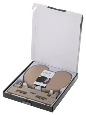 Immagine prodotto di Poggiatesta per auto, cuscino da viaggio, supporto per testa e collo, regolabile, per auto, color beige