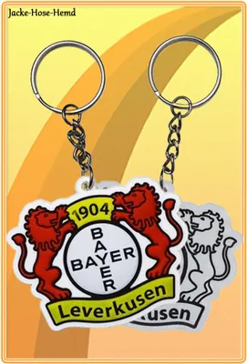 Produktbild von Bayer 04 Leverkusen Schlüsselanhänger Logo Wappen Löwen Anhänger