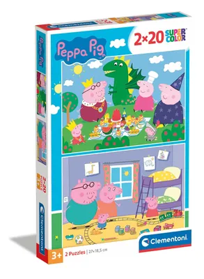 Produktbild von Clementoni Peppa Pig Puzzle 2x20 Teile