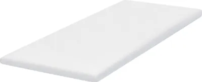 Zdjęcie produktu dla BELIANI Materac nawierzchniowy topper biały piankapoliuretan 90 x 200 cm z poszewką