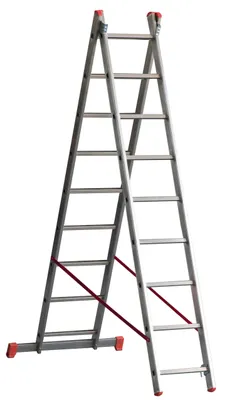 Obrázok produktu pre Marchetti 21044 Pretvárateľný Dvojitý Rebrík Or209 – 9+9 Stúpení