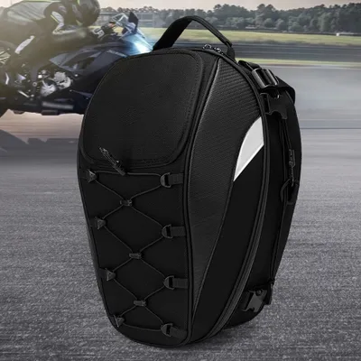 Zdjęcie produktu dla Torba motocyklowa, podwójna torba motocyklowa na ogon, torba motocyklowa na ogon