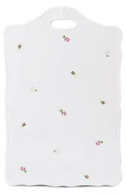 Produktbild von Schneidebrett mit Griff, Porzellan, 27 cm, RoseLine, Leander