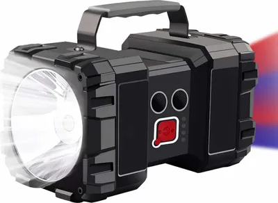 Produktbild von Taschenlampe Led, Extrem Hell Taschenlampe, USB Aufladbar, Akku, Powerbank, Werkstattlampe, Inspektionsleuchten, Handlampe, Campinglampe Retoo