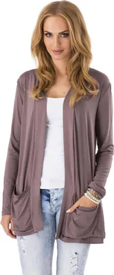 Immagine prodotto di Damen Cardigan Poncho; Cappuccino S/M 36/38