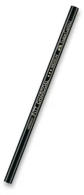 Obrázek produktu pro Faber-Castell 117400 PITT® Monochrome přírodní uhelná tužka, odmašťovací, černá, středně velká