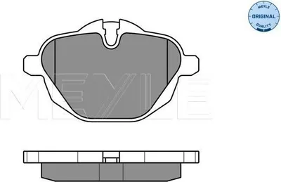 Produktbild von MEYLE 025 245 6118 Bremsbeläge Hinten für BMW 5 Touring (F11) 5 Limousine (F10) X3 (F25) 5 Touring (G31) 5 Limousine (G30, F90)