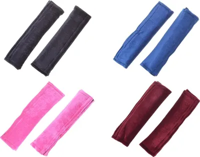 Produktbild von Filmer 37357 Velour Gurtschoner / Polster - 2 Stück - farbig - Klettverschluss