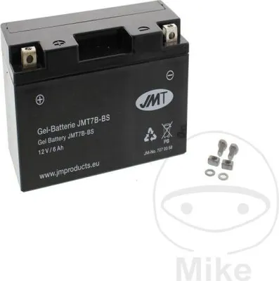 Image de Batterie au gel JMT pour moto YT7B-BS pour Yamaha Xenter 125 SE59 2012-2018