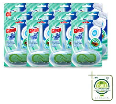 Productafbeelding van 12 x Toiletblok 3-in-1 Active - Tanne - Grote verpakking - 12 stuks