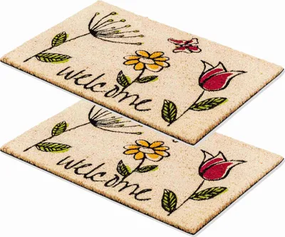 Produktbild von Astra Fußmatte COCO STYLE 2ER SET Grün 40 x 60 cm