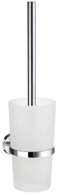 Produktbild von Smedbo HOME - WC-Bürste mit Behälter in Chrom poliert und Mattglas HK333