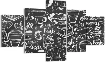 Produktbild von Bild auf Leinwand - Leinwandbild - Graffiti modern - 125x70cm - Wand Bild - Wanddeko - Wandbilder - Leinwanddruck - Bilder - Kunstdruck - Wanddekoration - Leinwand bilder - Wandkunst - EA125x70-3788