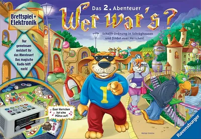 Produktbild von Ravensburger 21999 - Wer war's? Schräghausen  - Das 2. Abenteuer