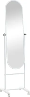 Produktbild von CLP Standspiegel Nane Oval Rollbar schwarz