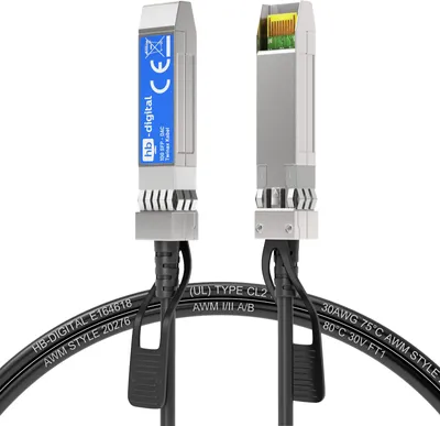 Produktbild von hb-digital DAC Kabel 0.5m SFP+ Direct Attach 10G Passives Twinax Kupferkabel