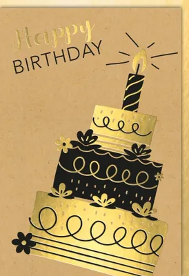 Produktbild von Geburtstag - Glückwunschkarte im Format 11,5 x 17 cm mit Umschlag