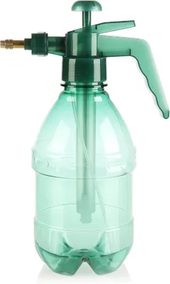 Immagine prodotto di Irroratore da giardino con pompa a pressione - ideale per la casa e il giardino - pompa da giardino - irroratore verde (1 pezzo - 1,5 litri)