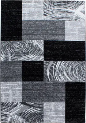 Image de PLONI tapis de couloir tissé avec motif géométrique