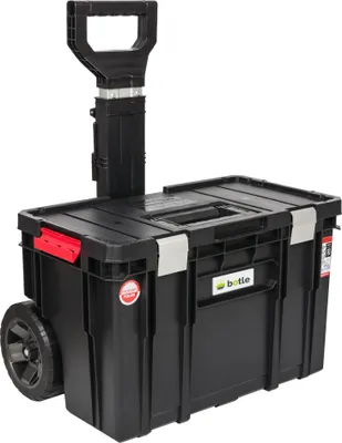 Obrázok produktu pre Mobilný čierny Kufor na náradie Toolbox na kolieskach Nosnost do 60 kg
