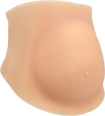 Produktbild von Silikon-Schwangerschaftsbauch, realistisch, beige