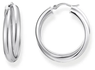 Produktbild von Thomas Sabo Creolen Damen Verschlungenes Design Sterlingsilber CR738-001-21
