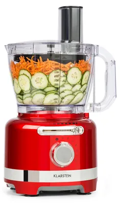 Image de Robot de cuisine - Mixeur multifonction - Klarstein Luca blender - Mixeur rouge - 1000 W - Fonction d'auto-nettoyage - Rouge