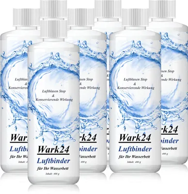 Produktbild von Wark24 Luftbinder Bubble Stop 400g - Luftblasen Stop für Wasserbetten (7er Pack