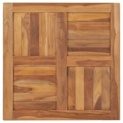 Produktbild von vidaXL Tischplatte Massivholz Teak 70×70×2,5 cm