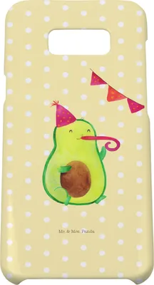 Produktbild von Mr. & Mrs. Panda Samsung Galaxy S8 plus Handyhülle  Avocado Party - Gelb Pastell - Geschenk, Happy Birthday, Cover, Handy, Case, Geburtstag, Avocados, Handycover, Hülle