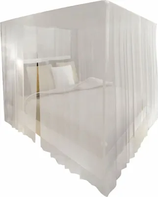 Immagine prodotto di vidaXL Zanzariera letto due pezzi set quadrato 3 aperture