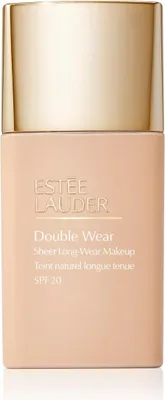 A bottle of Estee Lauder Double Wear Sheer Long-Wear Makeup.
