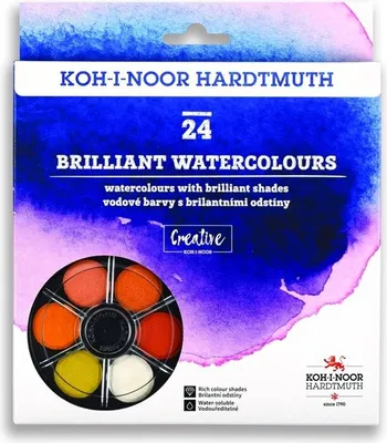 Obrázek produktu pro KOH-I-NOOR Brillian Vodová barva 24 ks