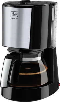 Produktbild von Melitta Enjoy II Top, Filterkaffeemaschine, 1,2 l, Gemahlener Kaffee, 1000 W, Schwarz