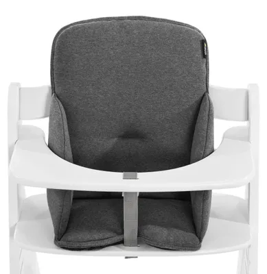 Produktbild von Hauck Alpha Cosy Select, Hochstuhlkissen, Grau, Baumwolle, Stoff, Einfarbig, Traditioneller Hochstuhl, 5-Punkt