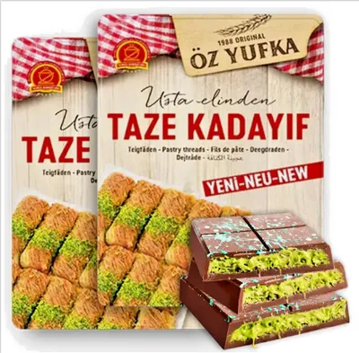 Produktbild von Öz-yufka Kadayif Teigfäden - (2x 400g)