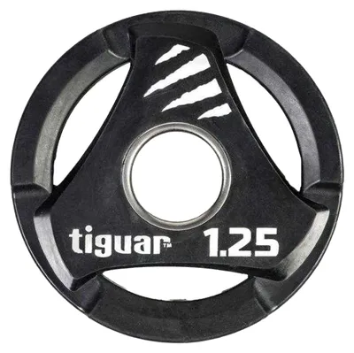 Obrázok produktu pre Tiguar – „Olympic“ závažia,PolyuretánPP12481 (1,25 kg) (čierne)