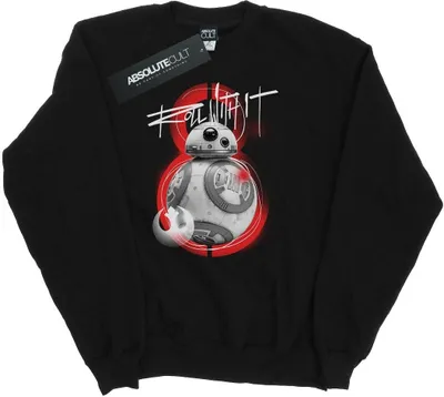 Produktbild von Star Wars - "The Last Jedi Roll With It" Sweatshirt für Herren BI46246 (XL) (Schwarz)