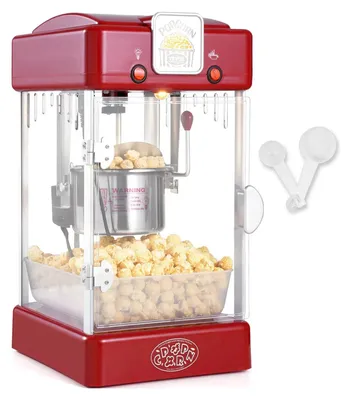 Obrázek produktu pro Stroj na popcorn - 300W - 110V/220V - objem 2,5 oz - červený