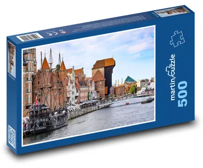 Obrázek produktu pro Puzzle 500 Gdaňsk - Historická Architektura - martinpuzzle