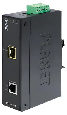 Produktbild von PLANET IP30 10/100/1000T to 100/1000X SFP Gbit Converter