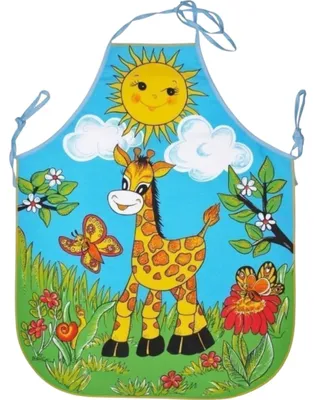 Produktbild von Kinderschürze Giraffen 64x50 cm