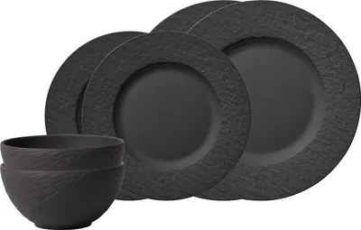 Produktbild von Villeroy & Boch Manufacture Rock Basic-Set 6-teilig