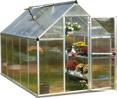Image de Serre de jardin 5,4m² vert - Palram - 701633 - mythos