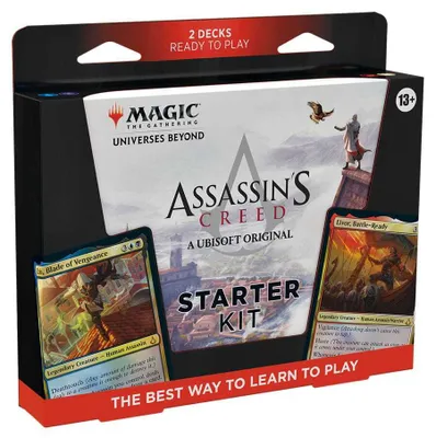 Produktbild von Pakiet startowy Magic: The Gathering Assassins Creed | Nauka magii z 2 taliami o tematyce Assassins Creed | Gra karciana dla dwóch graczy w wieku 13+ (wersja angielska)