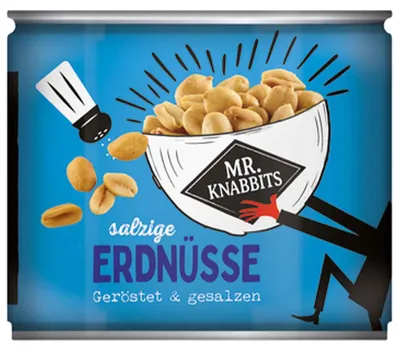 Produktbild von Mr. Knabbits Salzige Erdnüsse 200g