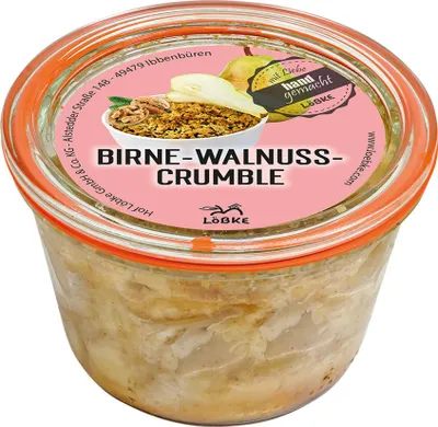 Produktbild von Gebackener Birnen-Walnuss-Crumble