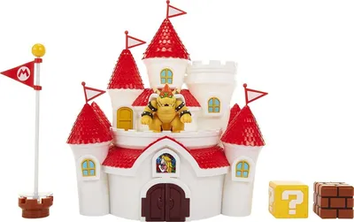 Immagine prodotto di Playset Zamek Królestwa Grzybów Super Mario od Nintendo z Figurką Bowsera